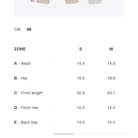 NWT Zara White trousers Medium - Picture 5 of 5